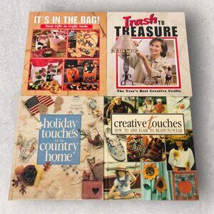 Lot of 4 Leisure Arts Crafts Books Memories in The Making Series